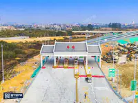 先睹為快！航拍汕湛高速普寧段梅塘收費站，即將通車！